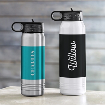 Colorful Name Water Bottle