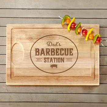 Barbeque Station Maple Wood Cutting Board