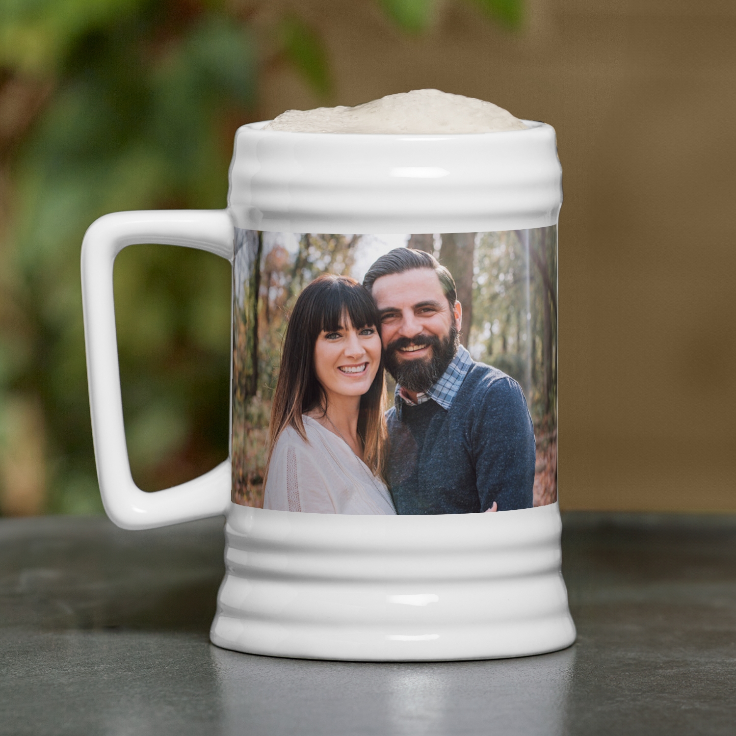 Picture-Perfect Photo Beer Stein