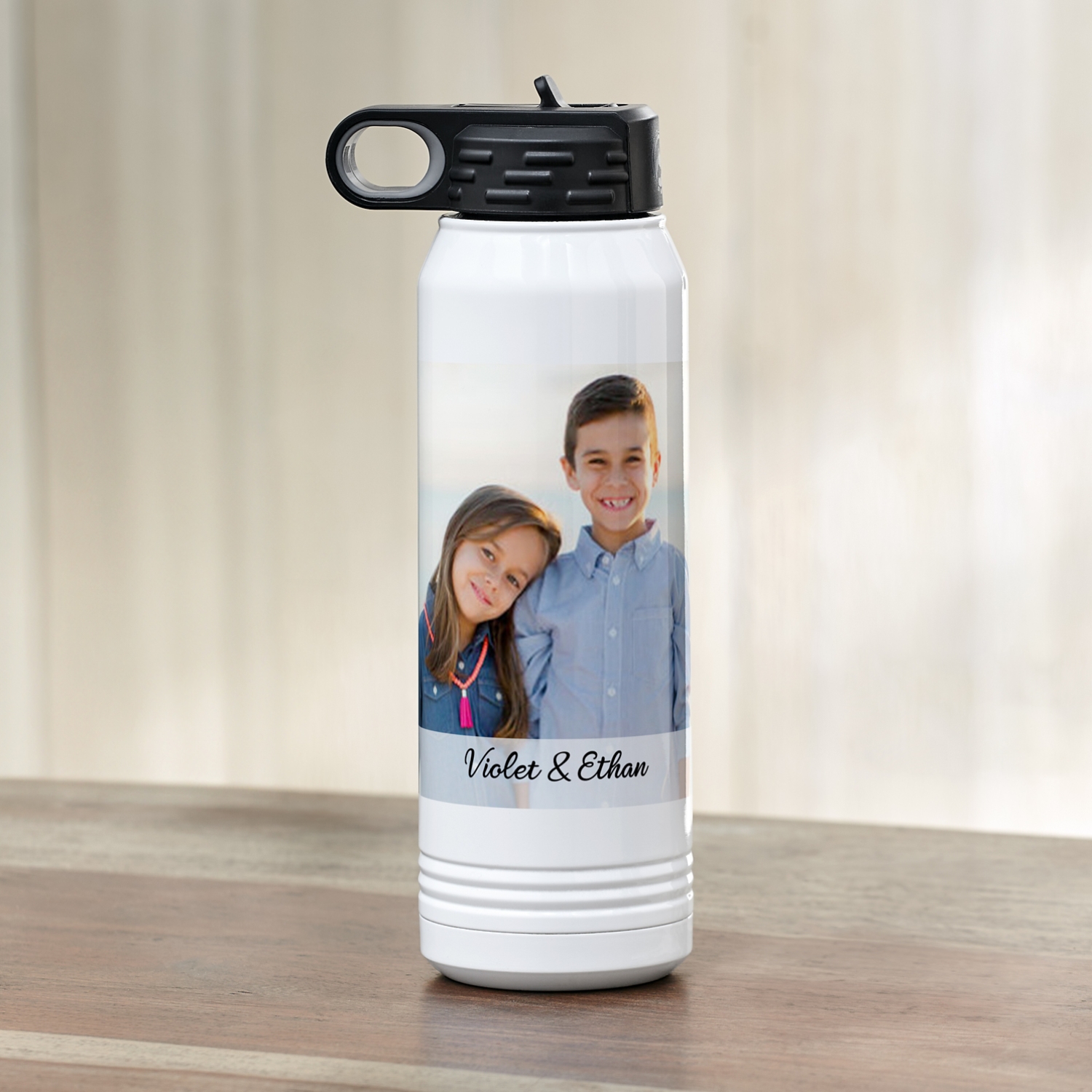 Picture-Perfect Photo Water Bottle