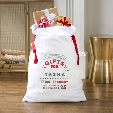 Santa's Workshop Oversized Gift Bag