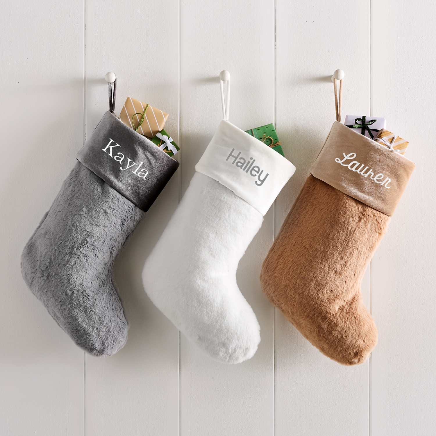 Faux Fur Stocking