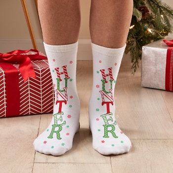 Festive Name Socks