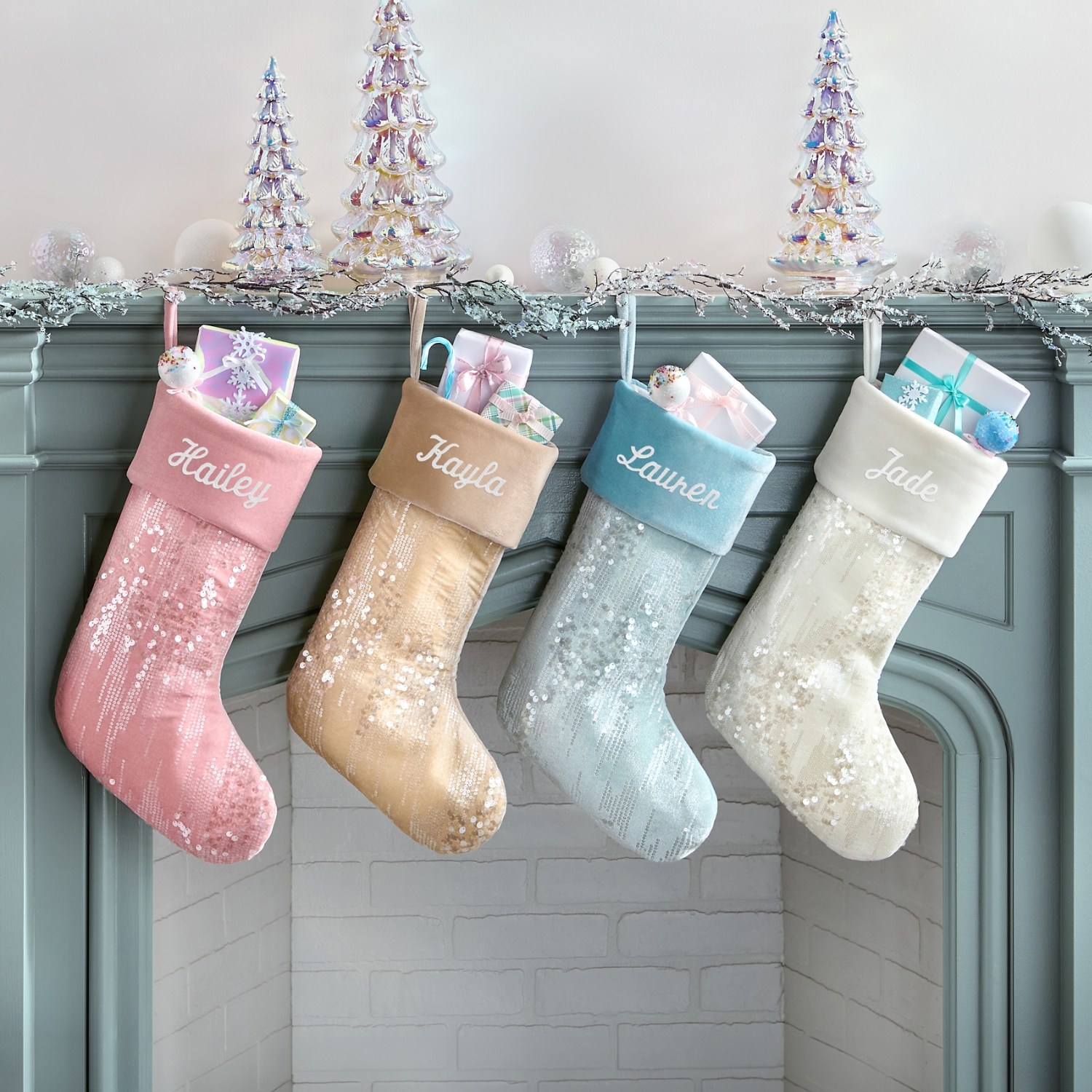 Frosted Sugarplum Stocking