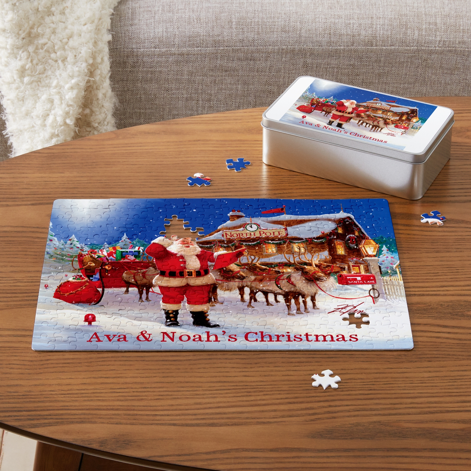 Santa's Flight Plans Puzzle