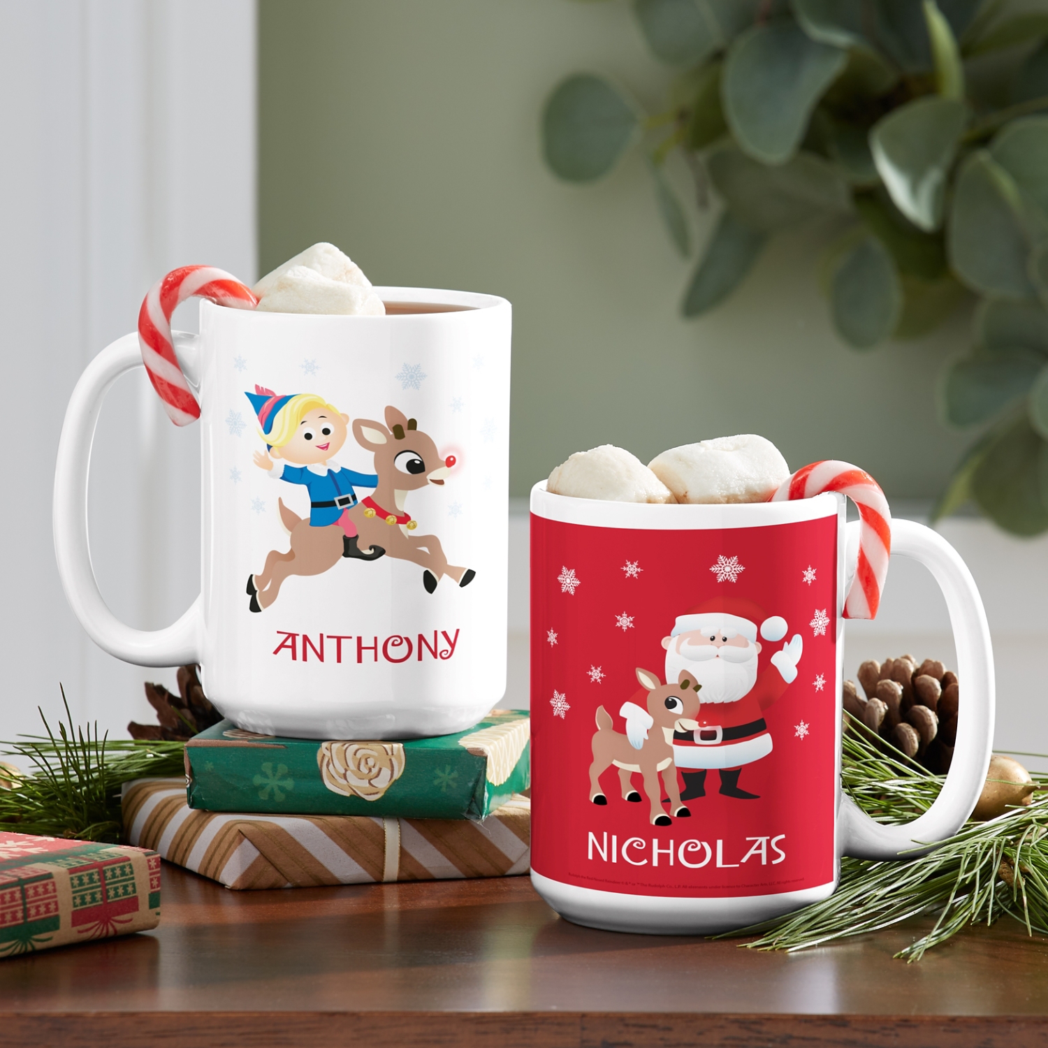 Rudolph® & Friends Snowflakes Mug