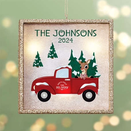 TwinkleBright® Rudolph® & Friends North Pole Delivery LED Ornament
