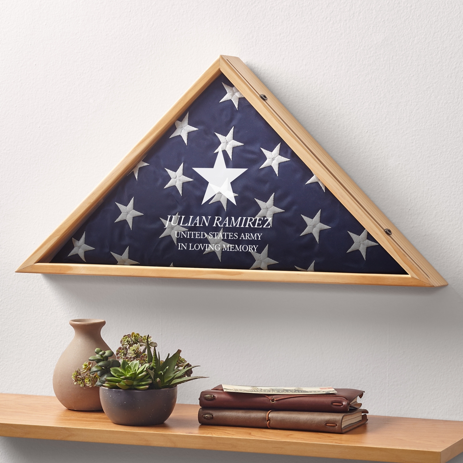 U.S. Army® Star Memorial Flag Display Case