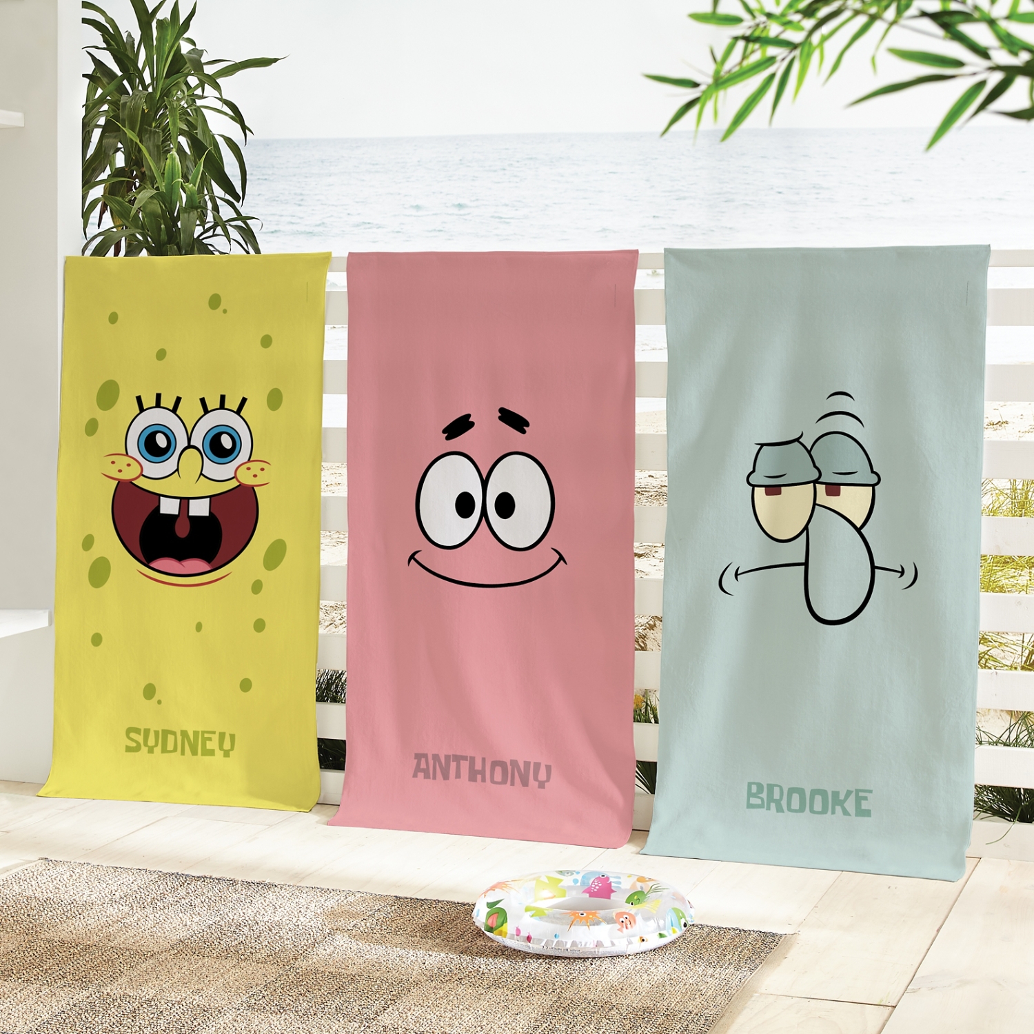 SpongeBob™ SquarePants Big Face Character Beach Towel