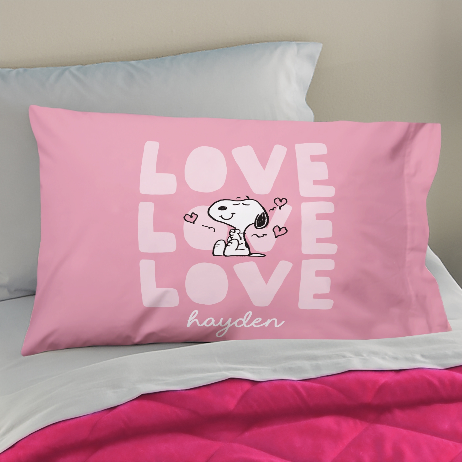 PEANUTS® Love Pillowcases