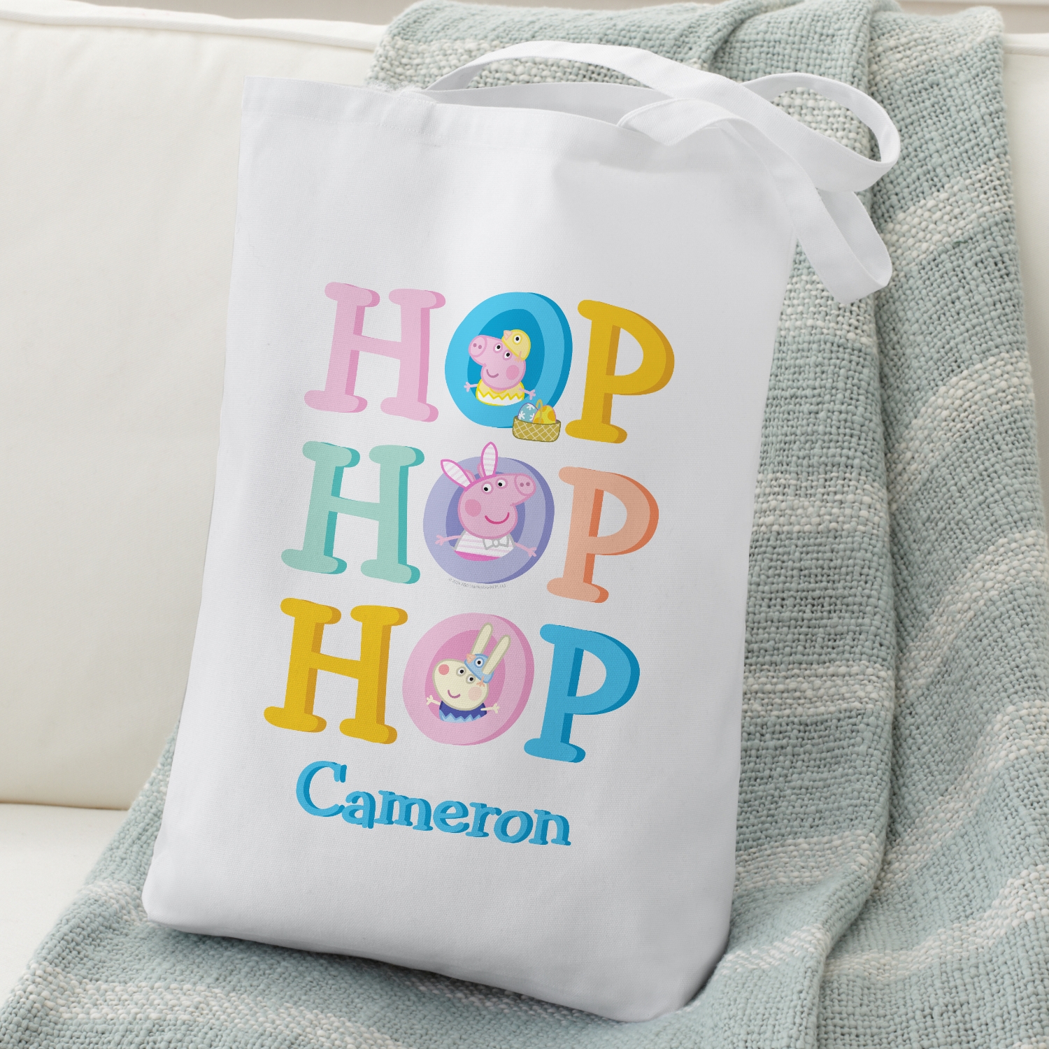 Peppa Pig Hop Hop Hop Tote Bag