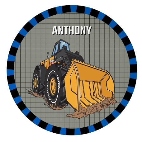 Tonka Truck Plate-Front Loader
