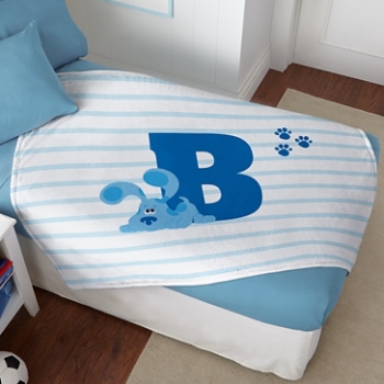 Blue's Clues™ & You! Initial Stripes Plush Blanket