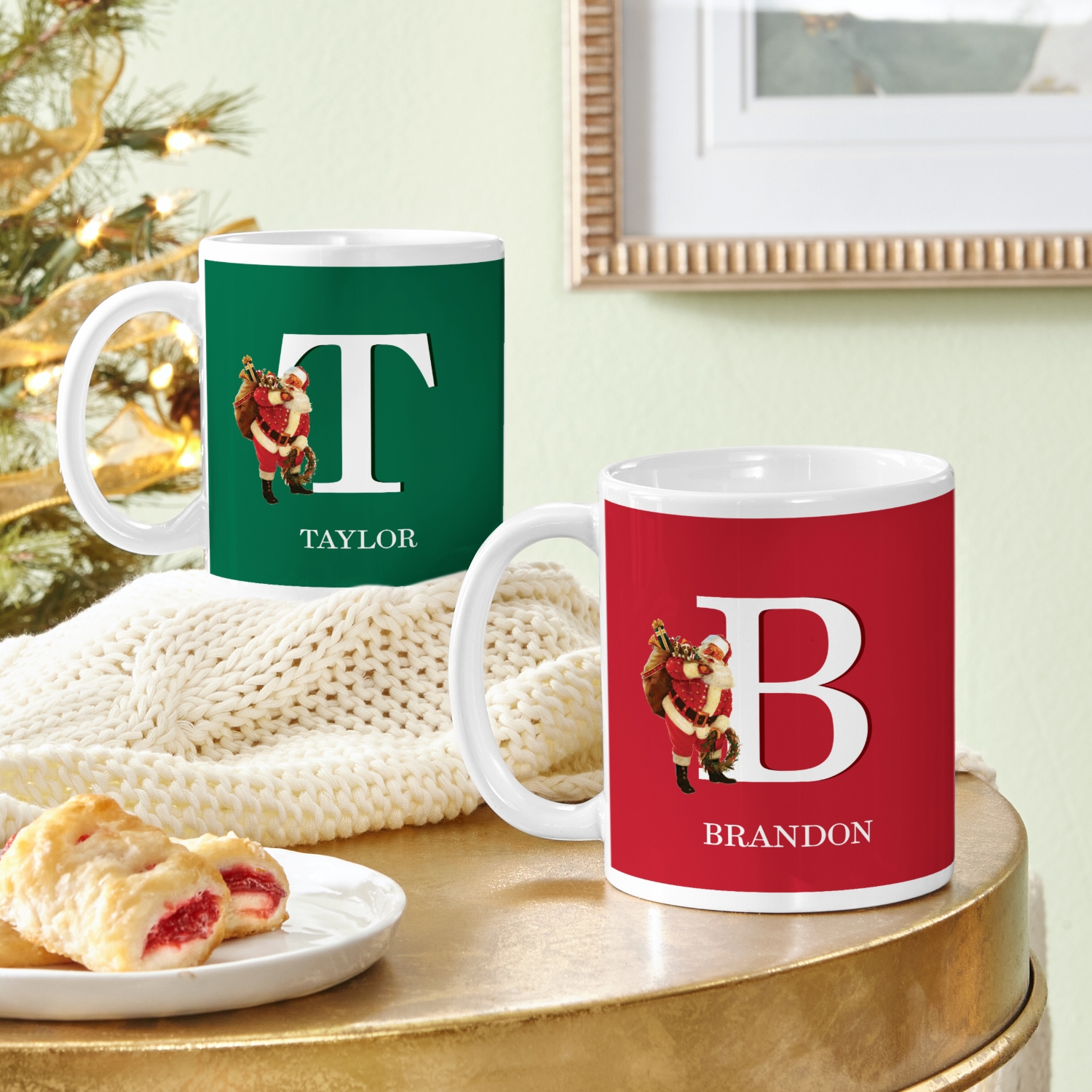 Santa Initial Mug