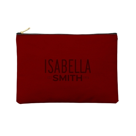 Favorite Things Zipper Pouch - Large - Red