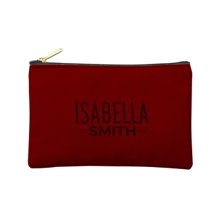 Favorite Things Zipper Pouch - Small - Red