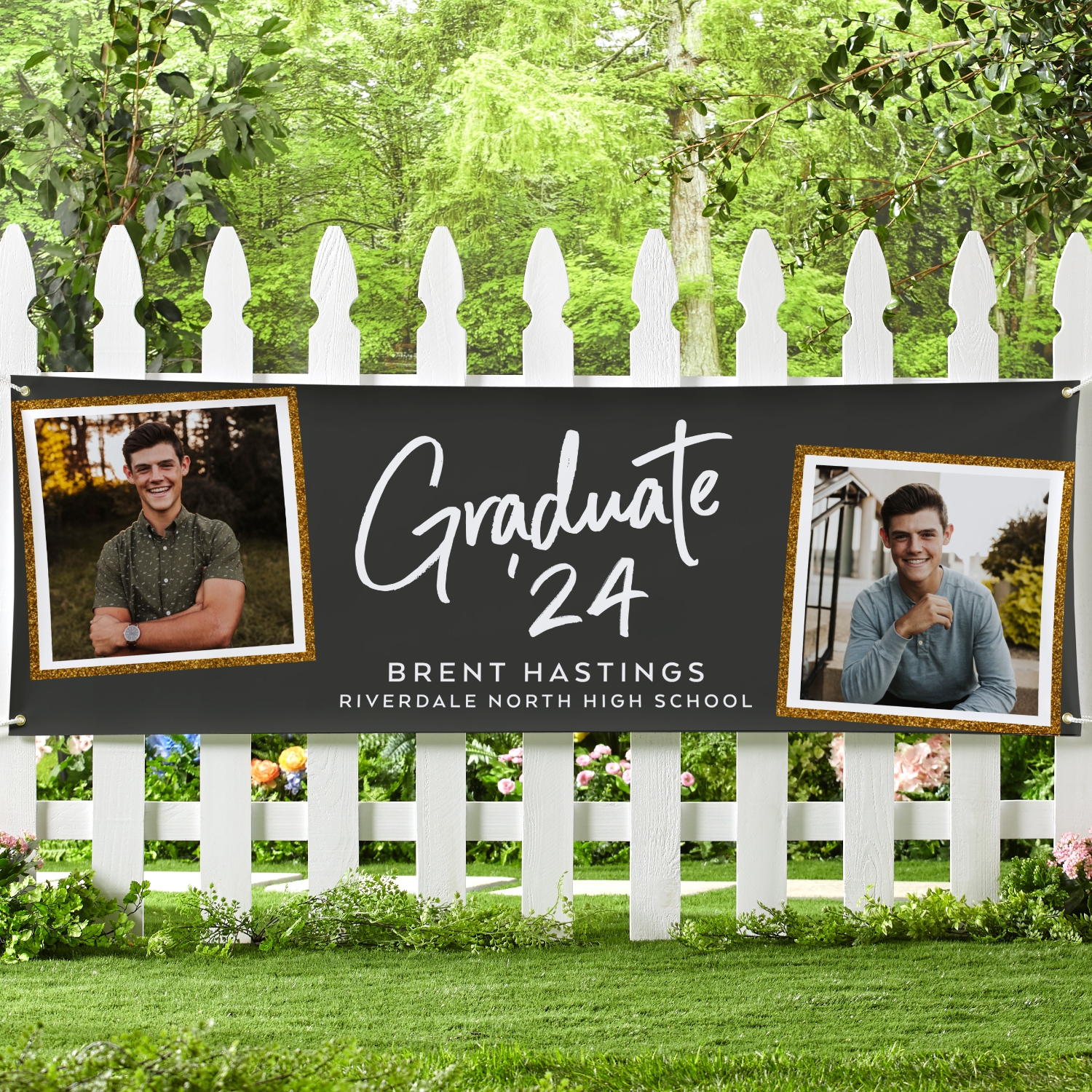 Sign of Success Graduation Photo Banner