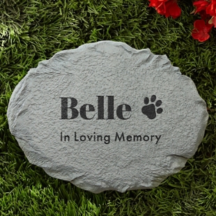 Forever Remembered Pet Memorial Garden Stone