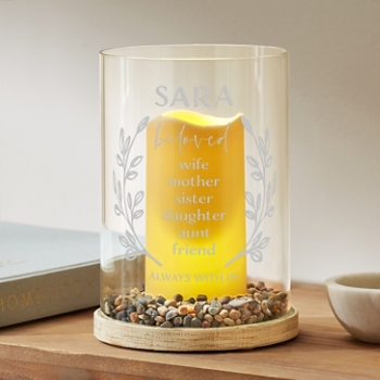 Loved By All Hurricane LED Candle