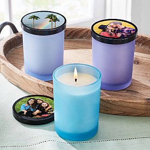 Picture Perfect Photo Glass Candle