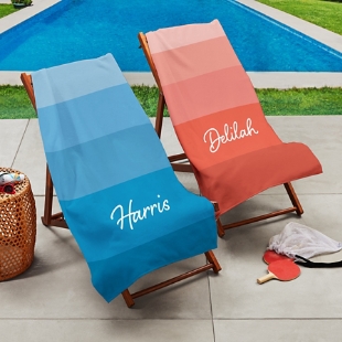 Colour Blocks Beach Towel