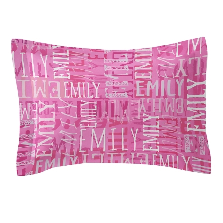 Signature Style Pillow Sham - Hot Pink