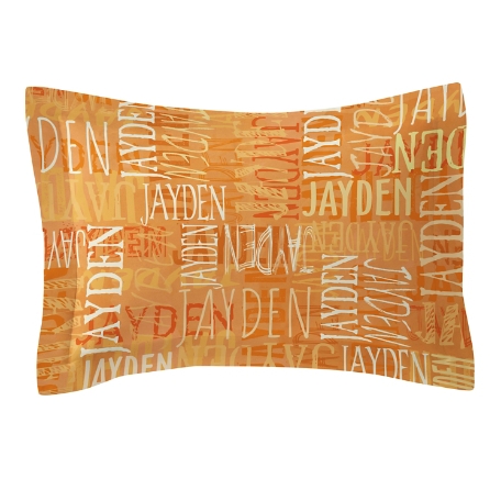 Signature Style Pillow Sham - Tangerine