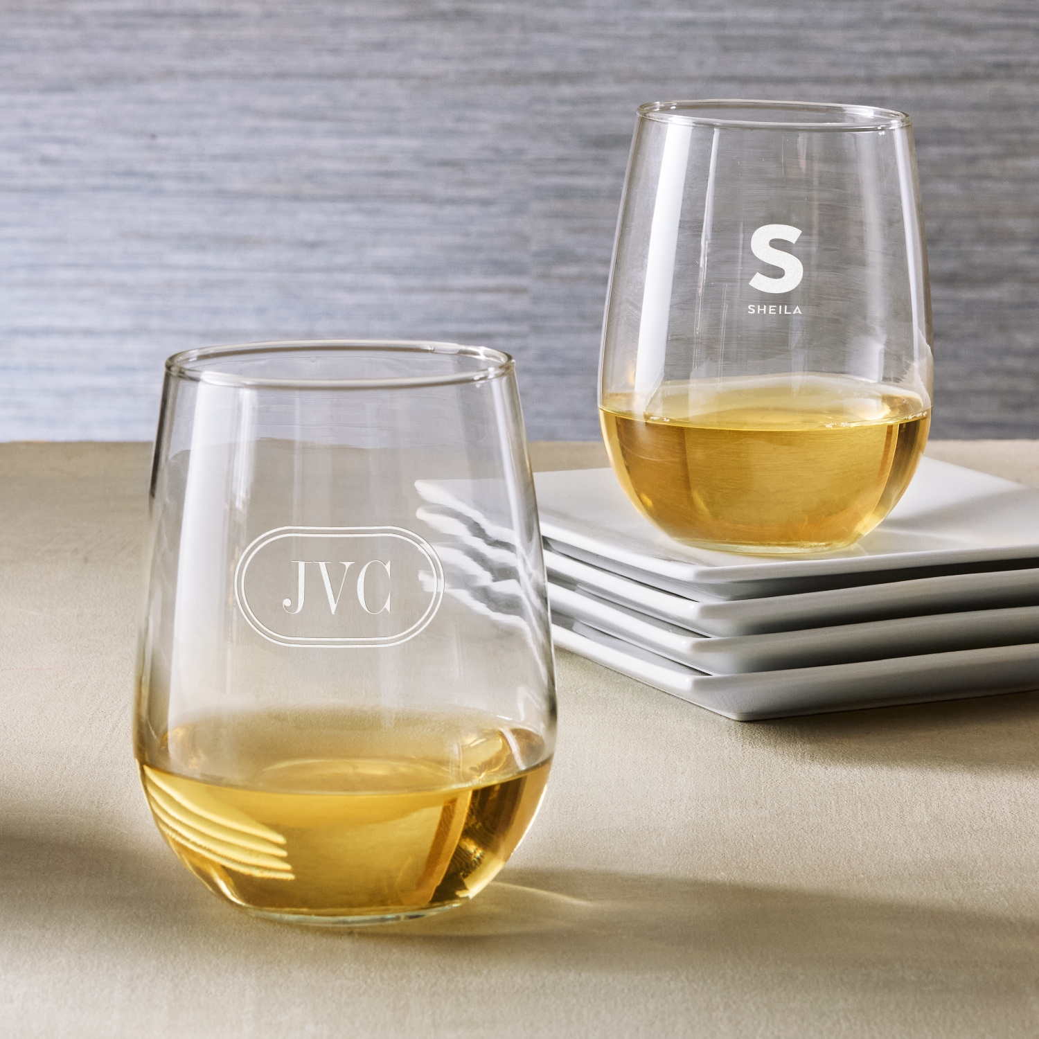 Specialty Style Stemless Wine Glass