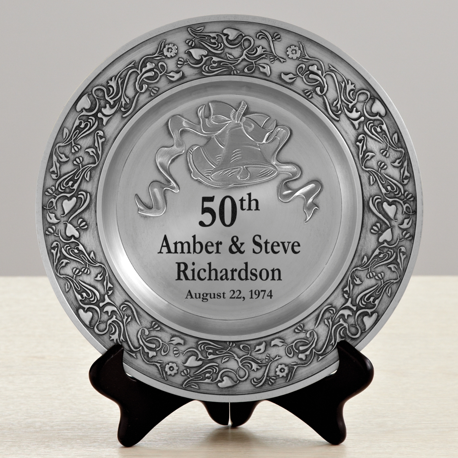 Anniversary Pewter Plate