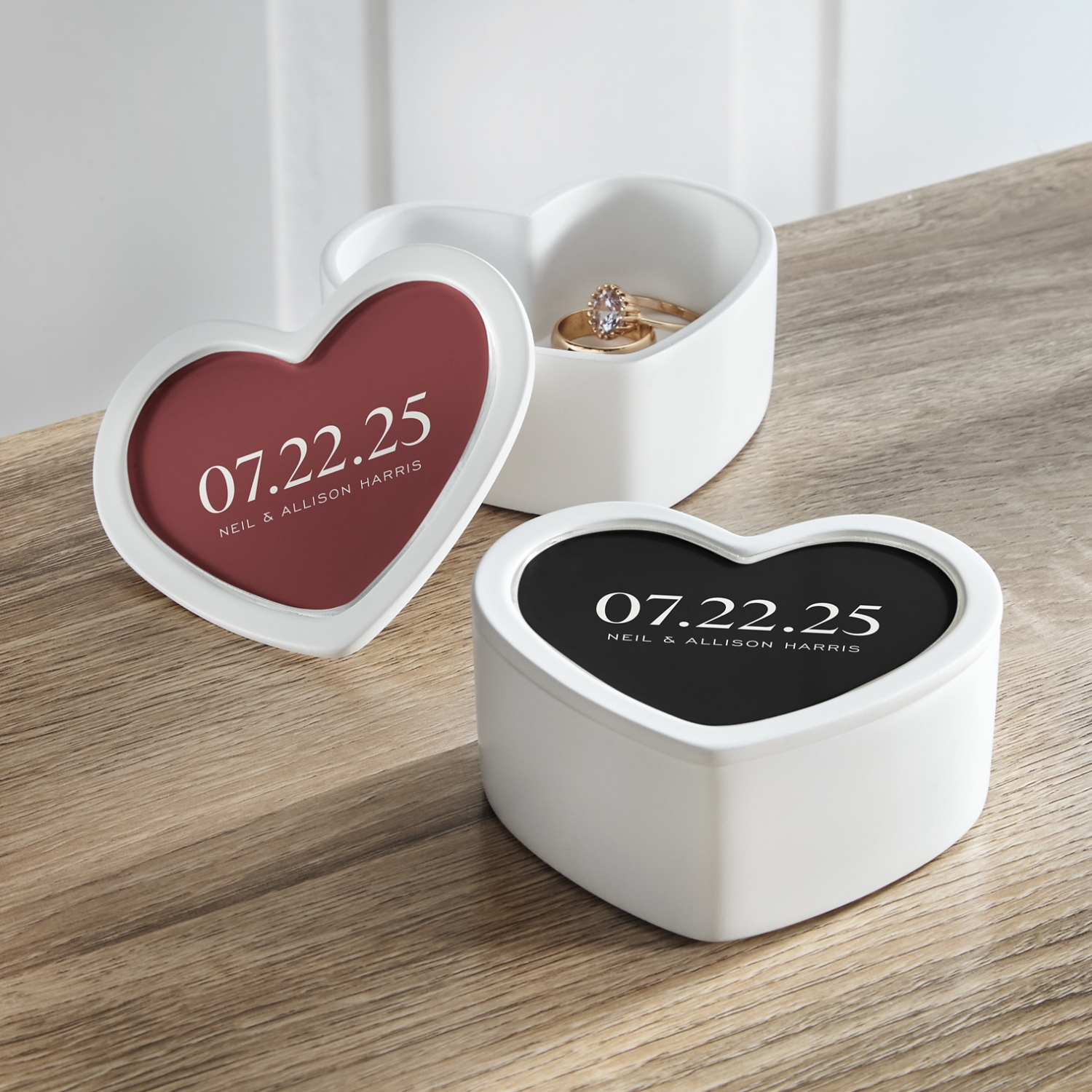 Perfect Date Heart Keepsake Box