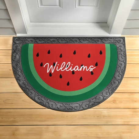 Watermelon Half Round Doormat
