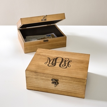Specialty Style Wood Keepsake Box
