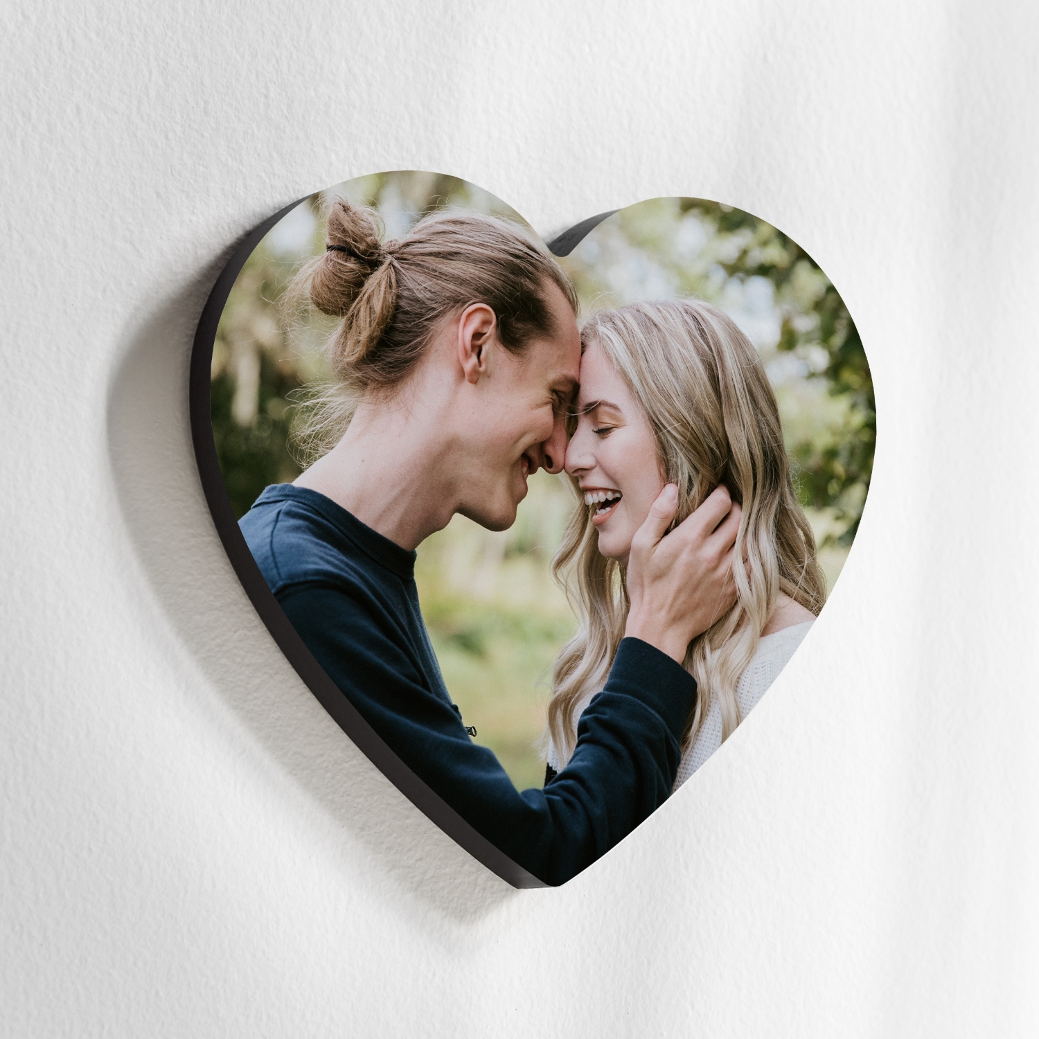Photo Heart Wood Wall Sign