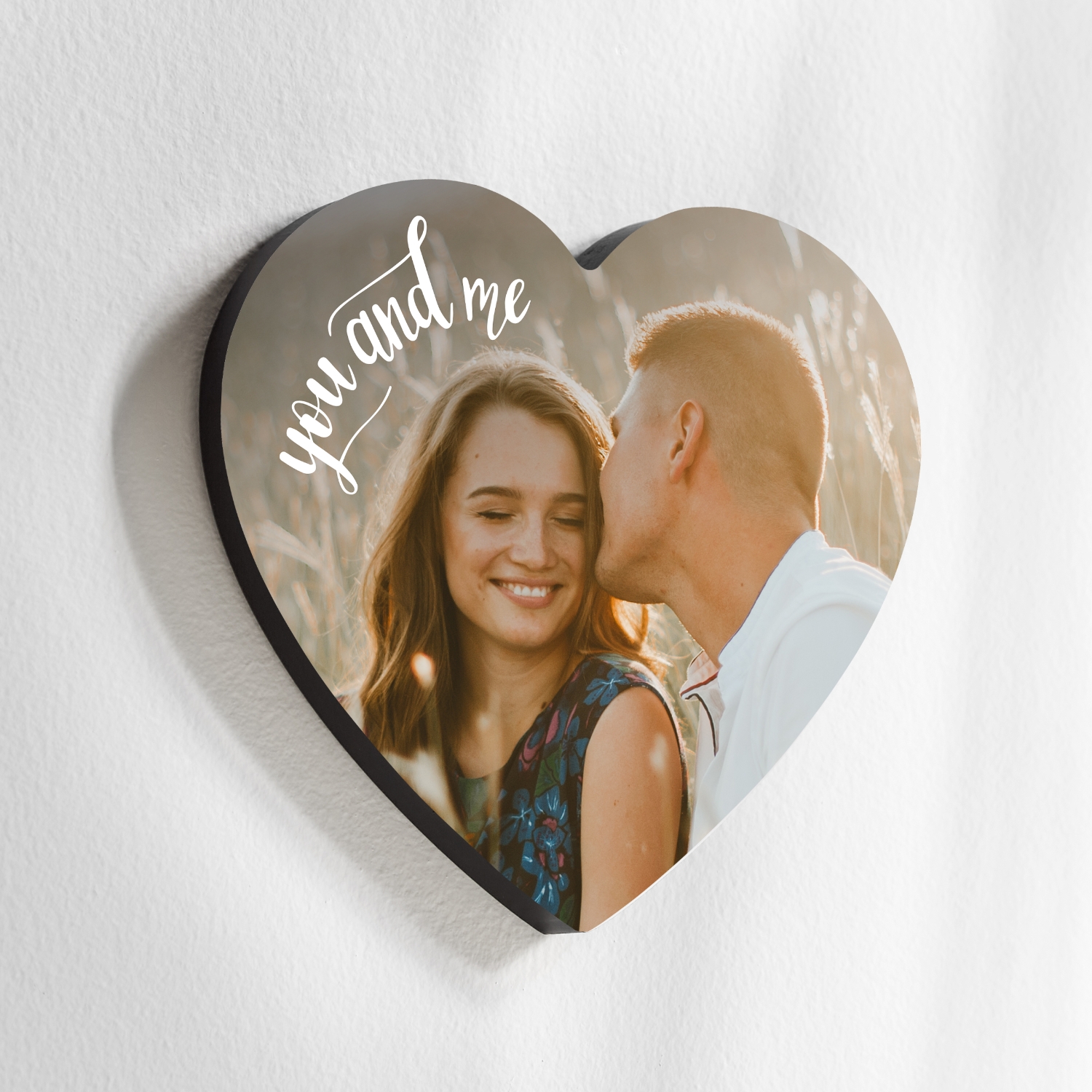 Romantic Photo Wood Heart Wall Sign