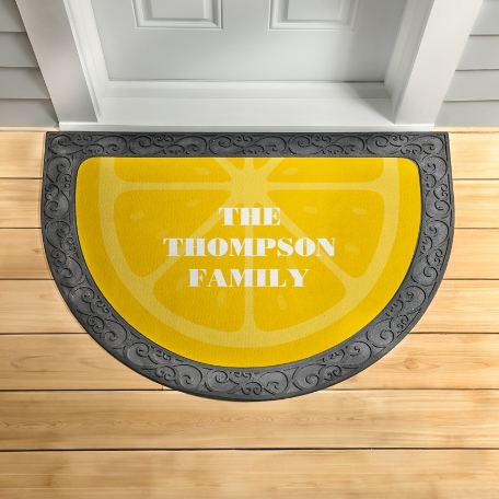 Citrus Half Round Doormat