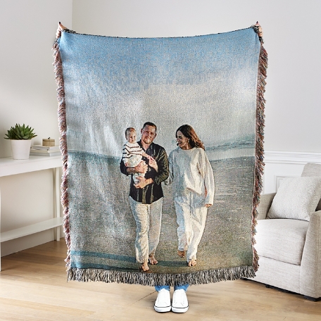 Photo Weave Throw