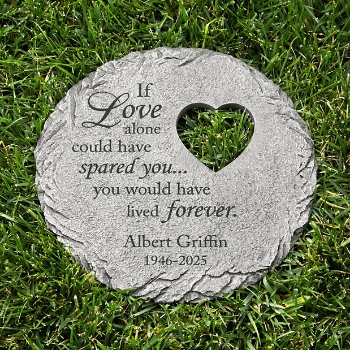 Heartfelt Memorial Personalized Garden Stone