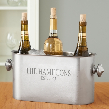 Personalized Stainless Steel Wine Chiller