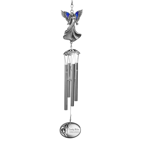 Whispers From Heaven 14 inch Pewter Wind Chime