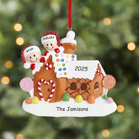 Gingerbread House Family Ornament