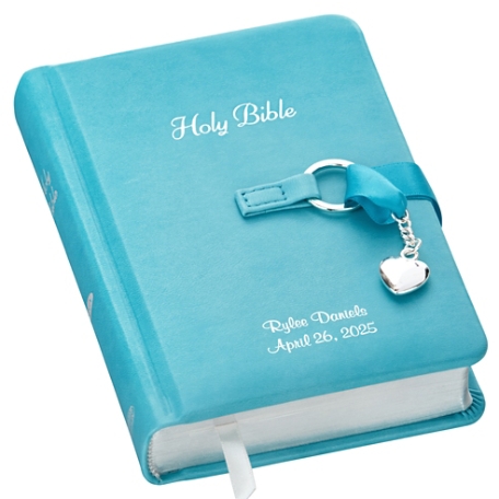 Blue Simply Charming Children's Bible