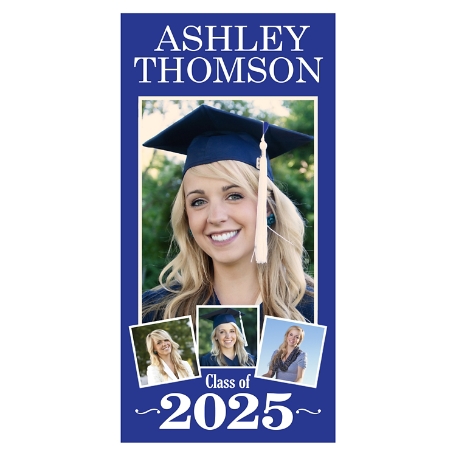 Picture of Success Graduation Photo Banner-Blue-4ft