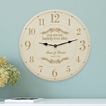 You Are My Happily Ever After Wall Clock