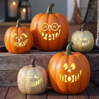 Light-Up Design Your Own Pumpkin Family