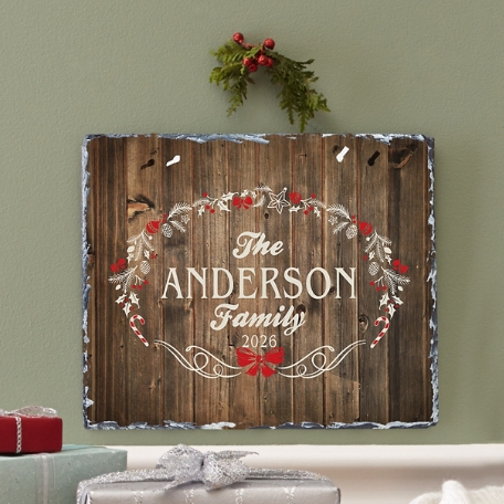 Rustic Christmas Slate