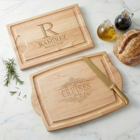 Custom Name Maple Wood Chopping Board