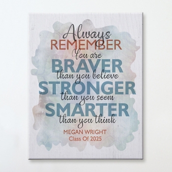 Always Remember Graduation Canvas