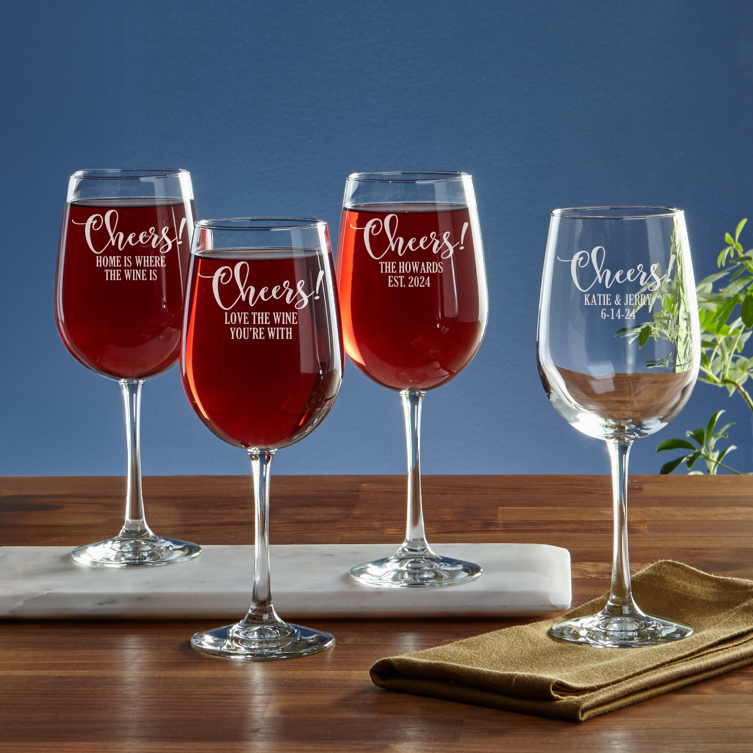 Cheers! Stemware Wine Glass