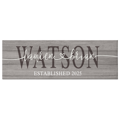 Love Connects Us Canvas-Gray