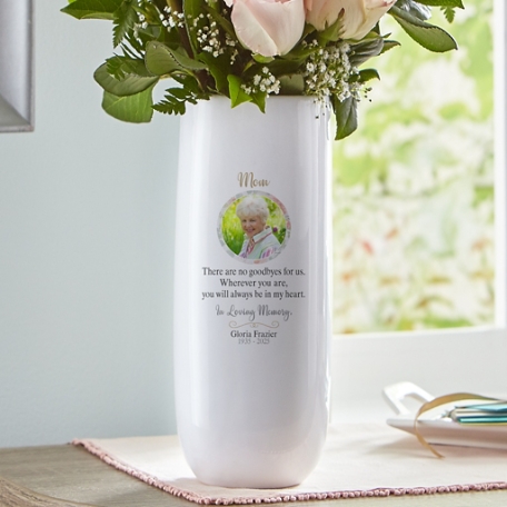 In Memory Photo Vase